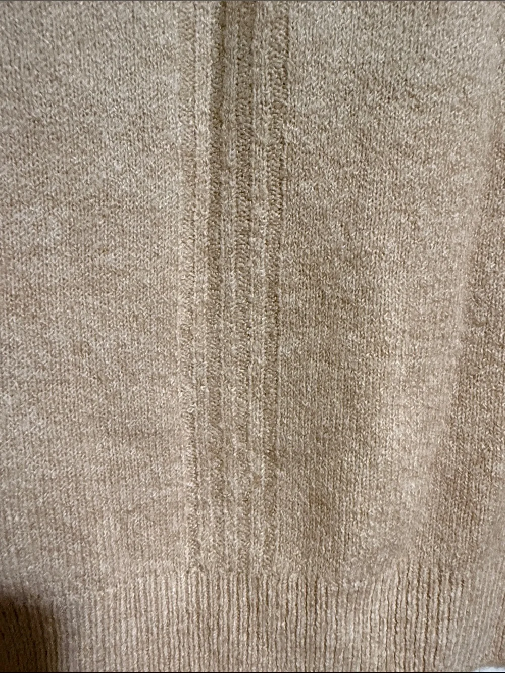 Beige Ice Skate Knit Sweater